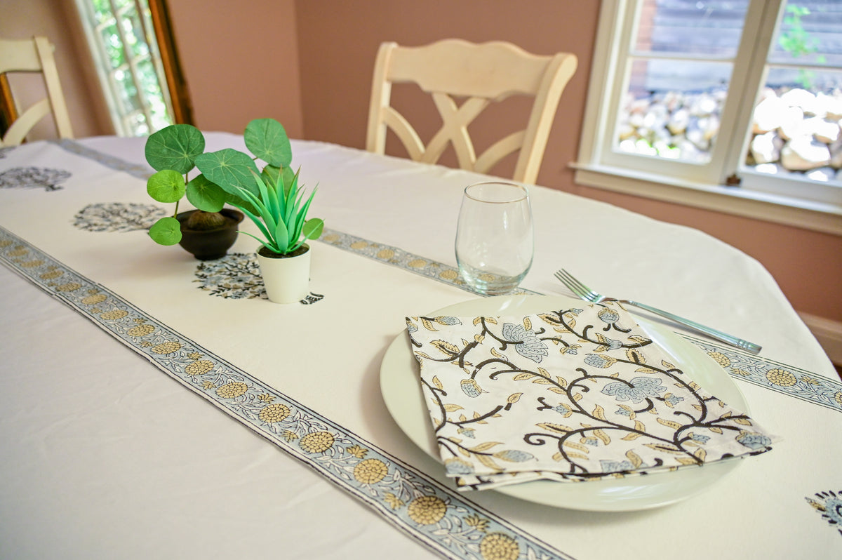 Block Print Table Runners