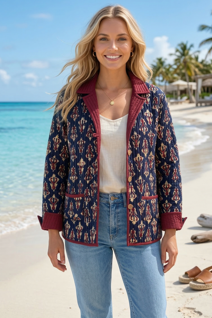 The Marin Jackets Midnight Gulab