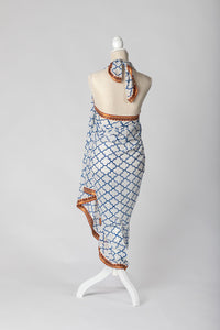 Bold Blue Pareo