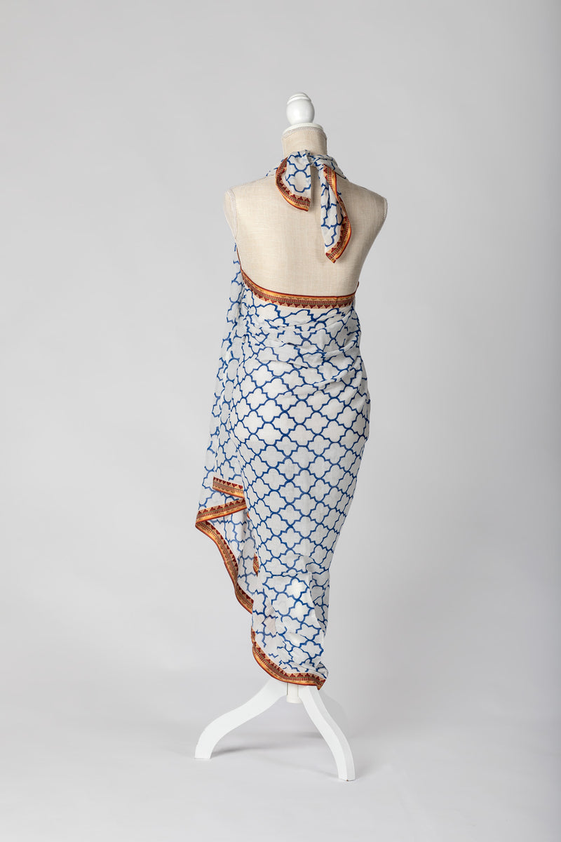 Bold Blue Pareo